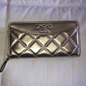Tory Burch Gold Wallet
